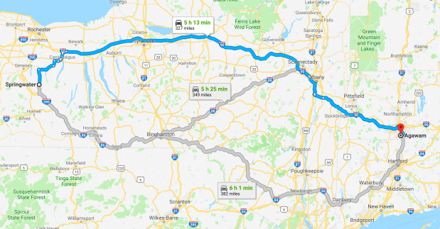 Agawam to Springwater